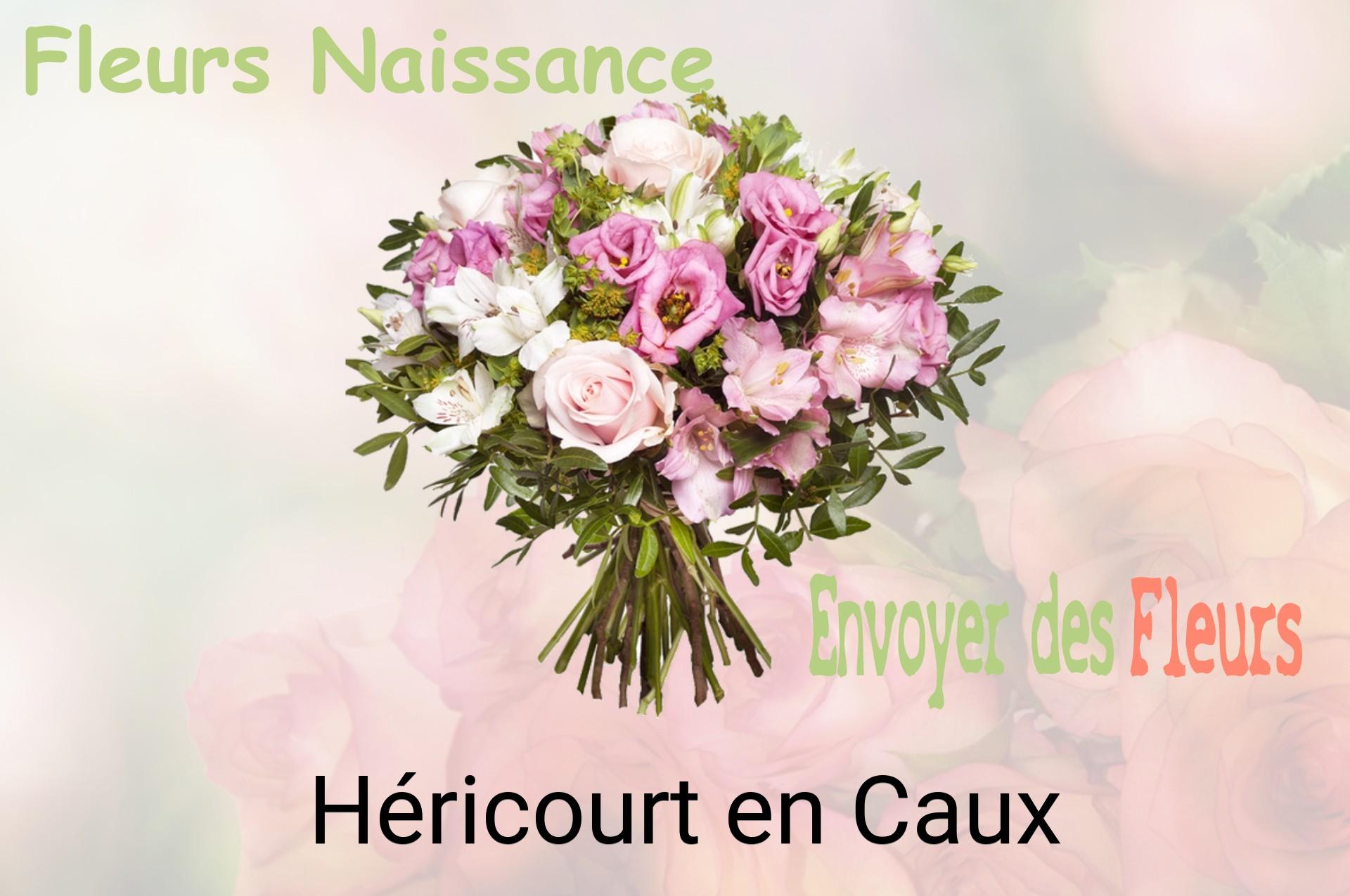Bouquet de fleurs de naissance livré à Héricourt-en-Caux